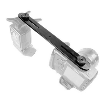 Universal διπλό άκρο ελαφρύ στήριγμα βάσης στήριξης φλας Τρίποδο με 2 βίδες προσαρμογέα Hot Shoe για ψηφιακή φωτογραφική μηχανή SLR ΝΕΟ