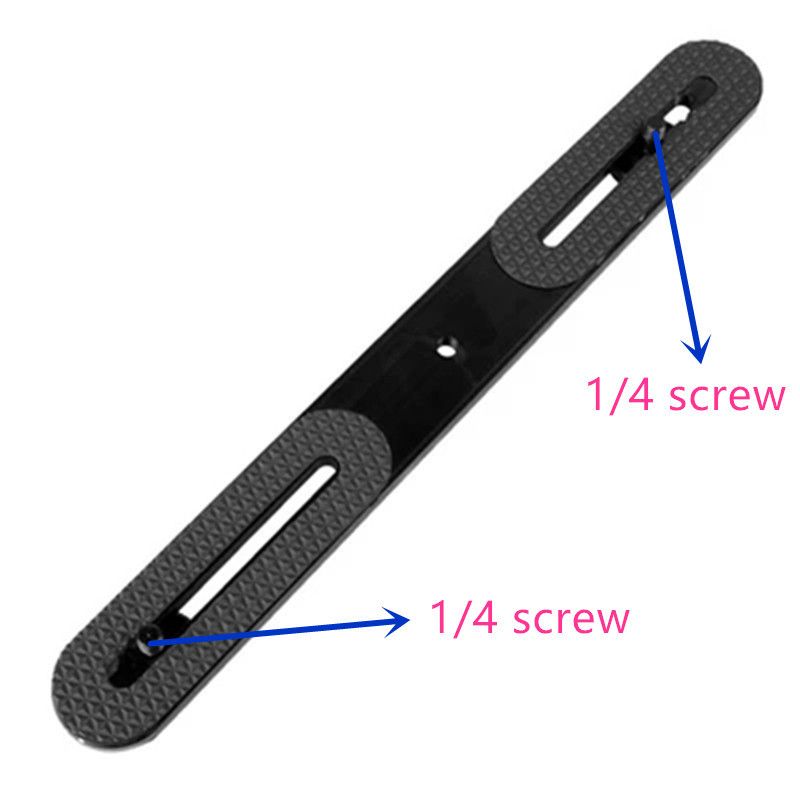 Universal διπλό άκρο ελαφρύ στήριγμα βάσης στήριξης φλας Τρίποδο με 2 βίδες προσαρμογέα Hot Shoe για ψηφιακή φωτογραφική μηχανή SLR ΝΕΟ