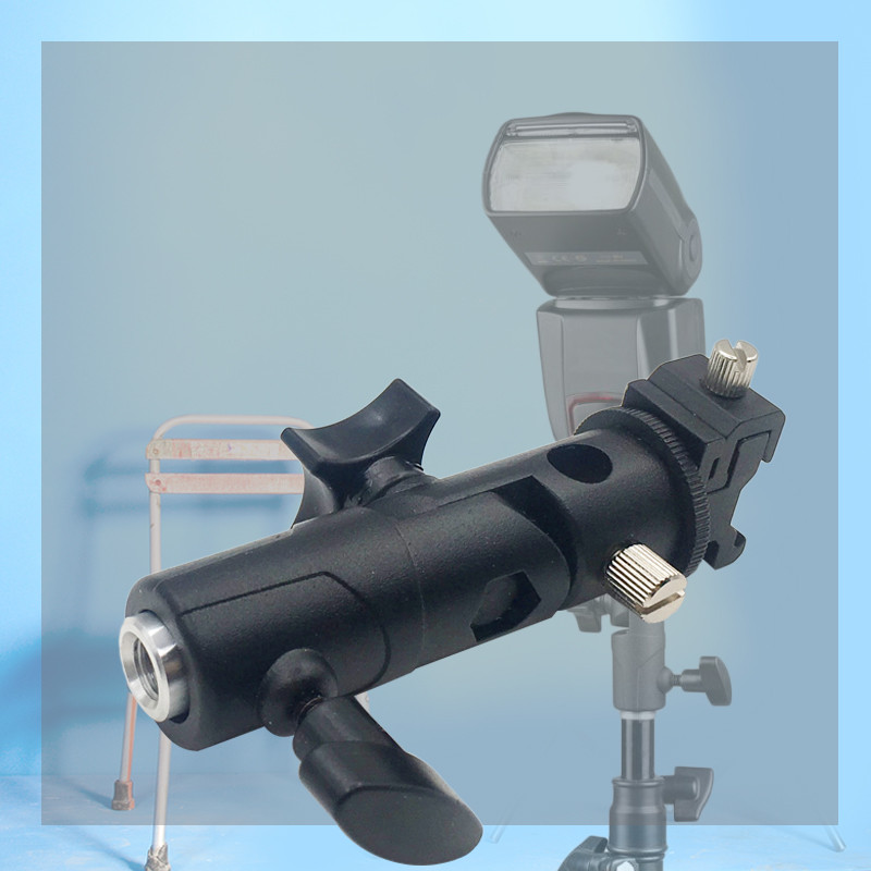 Adapter za montažu držača kišobrana s okretnom bljeskalicom za studijsko svjetlo tipa E s držačem za vijke 1/4 3/8 Dodatna oprema za studij