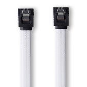 50CM SATA 3.0 III SATA3 7pin podatkovni kabel 6Gb/s SSD kabeli HDD tvrdi disk podatkovni kabel s najlonskom navlakom Premium verzija (bijela) #8