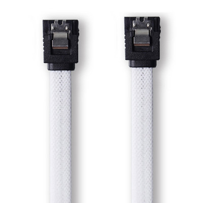 50CM SATA 3.0 III SATA3 7pin podatkovni kabel 6Gb/s SSD kabeli HDD tvrdi disk podatkovni kabel s najlonskom navlakom Premium verzija (bijela) #8