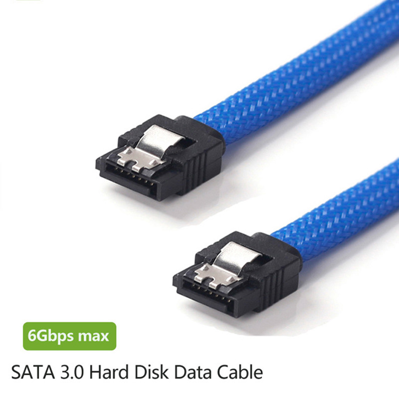 50CM SATA 3.0 III SATA3 7pin podatkovni kabel 6Gb/s SSD kabeli HDD tvrdi disk podatkovni kabel s najlonskom navlakom Premium verzija (bijela) #8