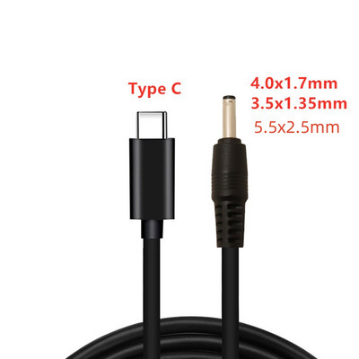 Cablu convertizor tip C/USB-C la 12V 4,0x1,7mm /3,5x1,35mm / 5,5x2,5mm pentru router pentru camere CCTV Cablu de alimentare multifuncțional tip C