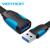 Vention USB pagarinātāja kabelis 3.0 USB kabeļa pagarinātāja datu vads klēpjdatoram Smart TV PS4 Xbox One SSD USB uz USB