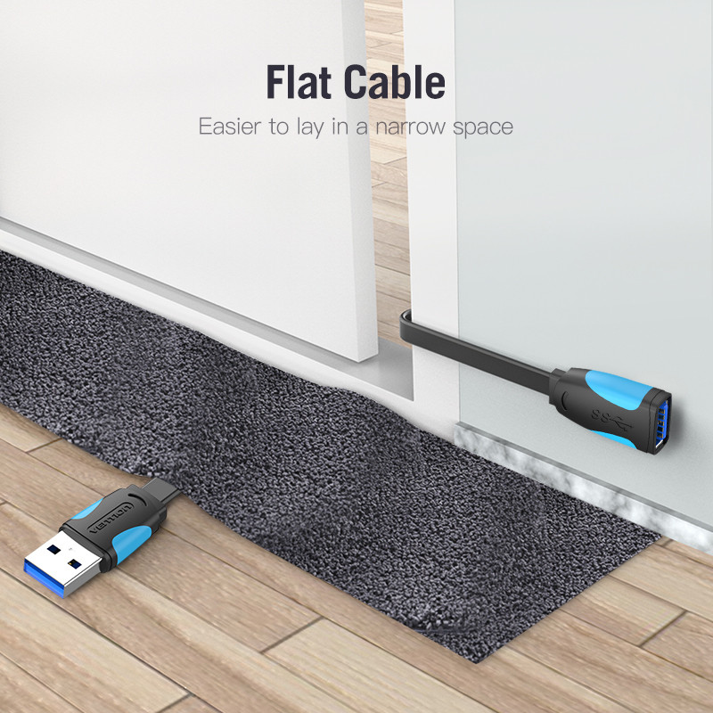 Vention USB pagarinātāja kabelis 3.0 USB kabeļa pagarinātāja datu vads klēpjdatoram Smart TV PS4 Xbox One SSD USB uz USB