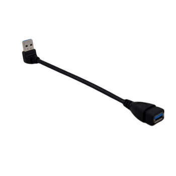 Καλώδιο επέκτασης καλωδίου USB 90 μοιρών USB 3.0 A αρσενικό σε θηλυκό Καλώδιο επέκτασης γωνίας USB Συγχρονισμός δεδομένων Καλώδια φόρτισης αριστερά/δεξιά/επάνω/κάτω