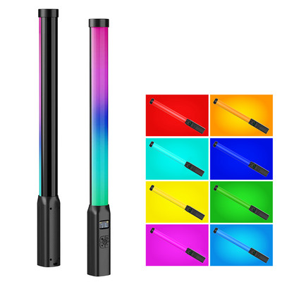 Χειρόχρωμο φωτιστικό βίντεο RGB Stick 50CM Φωτιστικό Ράβδος LED CRI 95+ 2500K-9000K Φωτιστικό στούντιο Φωτογραφίας Φωτογραφικός φωτισμός