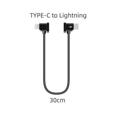 15cm/30cm podatkovni kabel za DJI Mini 2/Mavic air 2/Pocket 2/Osmo Pocket Type C to Lightning/Micro USB/Type C Line za telefon/tablet