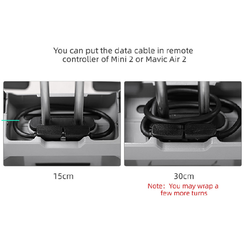 15cm/30cm podatkovni kabel za DJI Mini 2/Mavic air 2/Pocket 2/Osmo Pocket Type C to Lightning/Micro USB/Type C Line za telefon/tablet