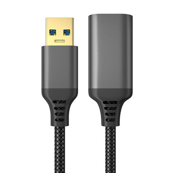 Nylon Braided USB 3.0 Καλώδιο μετάδοσης δεδομένων υψηλής ταχύτητας αρσενικό σε γυναίκα για καλώδιο επέκτασης εκτυπωτή κάμερας υπολογιστή 3M/2M/1M