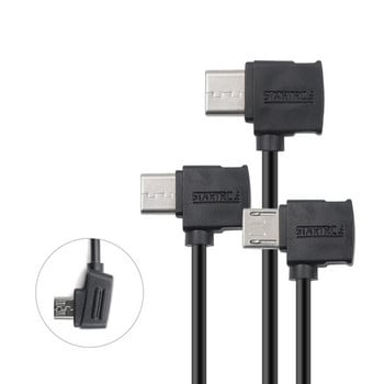 Καλώδιο δεδομένων Micro USB Line Type-C OTG 10cm 30cm Τραπέζι τηλεφώνου για Αξεσουάρ χειριστηρίου DJI Spark Mavic 2 Pro Zoom Air Spark