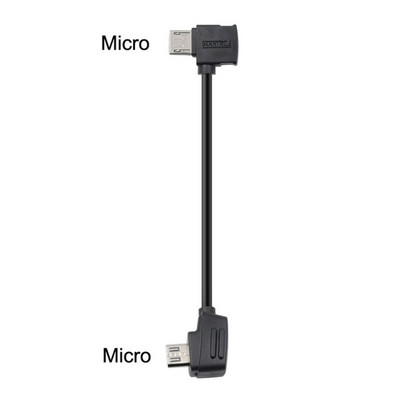 Micro USB Line Type-C OTG andmekaabel 10cm 30cm telefonilaud DJI Spark Mavic 2 Pro Zoom Air Spark kontrolleri tarvikud