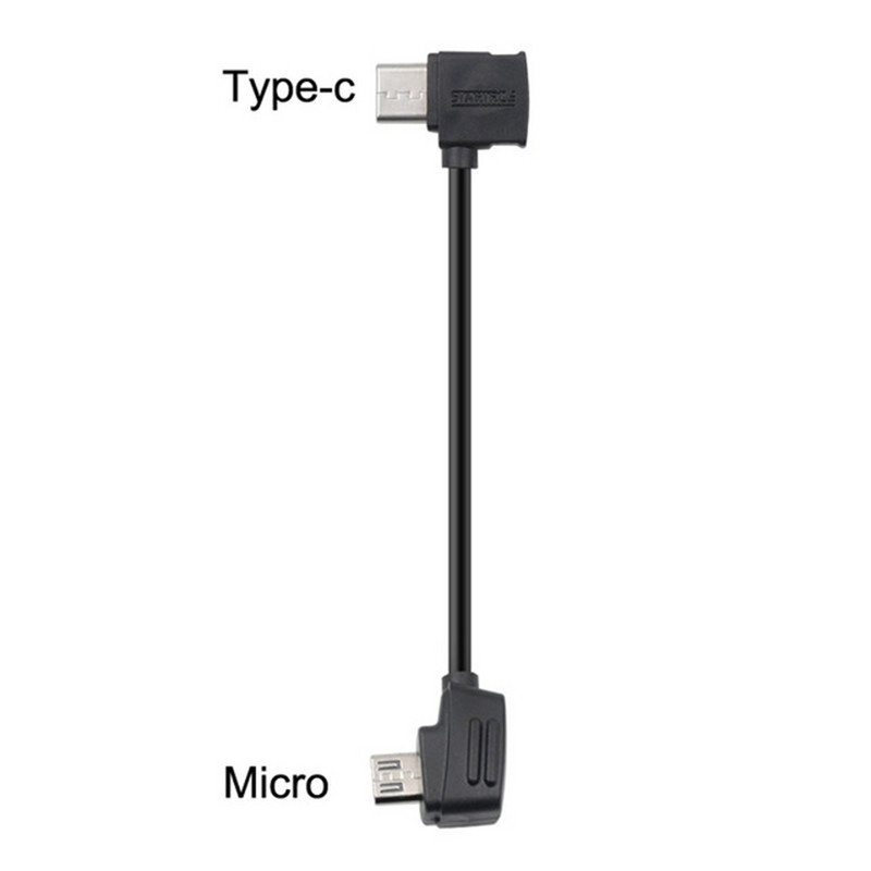 Micro USB Line Type-C OTG andmekaabel 10cm 30cm telefonilaud DJI Spark Mavic 2 Pro Zoom Air Spark kontrolleri tarvikud