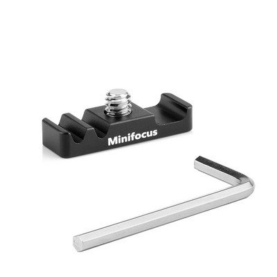 Mini Tether kábelrögzítő blokk DSLR fényképezőgép digitális USB zár klip védő szerszámok állványra rögzíthető gyorskioldó lemez rögzítés