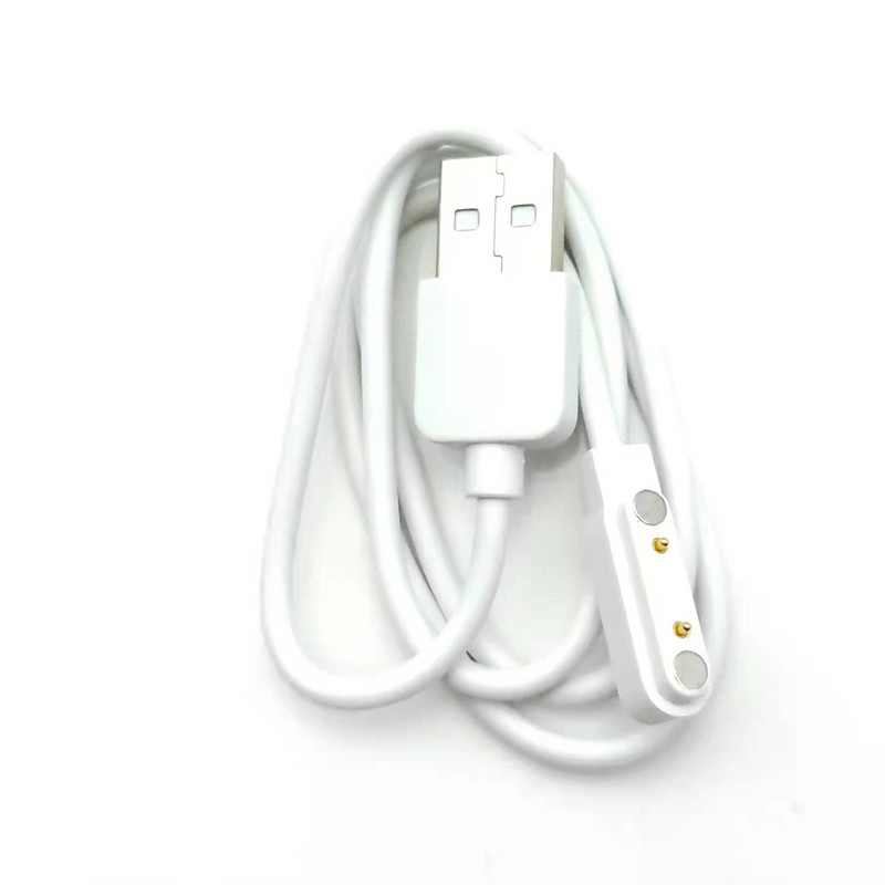 1vnt 2 kontaktų 7,62 mm išmaniojo laikrodžio laidas, apyrankės, magnetinis įkrovimo linijos laidas, 2 kontaktų magnetinio siurbimo įkrovimo avarinis atsarginis įkroviklis