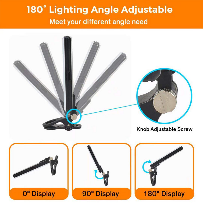 Šviesos diodų fotografijos apšvietimo rinkinio užpildymo lemputė, skirta studijos apšvietimui.