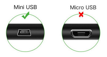 USB 2.0 Type-A έως UP Down Αριστερά δεξιά γωνία 90 μοιρών Mini USB συγχρονισμός δεδομένων Καλώδιο φόρτισης 0,25m 0,5m 1m 1,5m 3m 5m