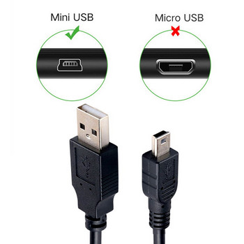 USB 2.0 Type-A έως UP Down Αριστερά δεξιά γωνία 90 μοιρών Mini USB συγχρονισμός δεδομένων Καλώδιο φόρτισης 0,25m 0,5m 1m 1,5m 3m 5m