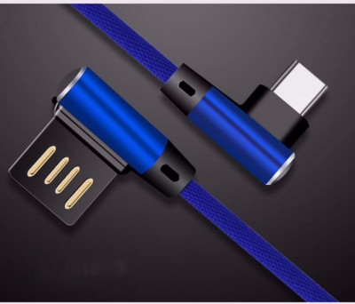 Dvostruko koljeno 90 stupnjeva Reverzibilni najlonski pleteni kabel za punjenje Brzi kabel za sinkronizaciju podataka Punjač za iphone Micro USB Type-C