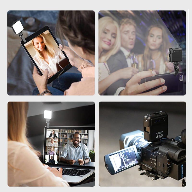 Videokonverentsi valgus sülearvuti mobiiltelefoni jaoks Selfie valgus mobiiltelefoni veebikaamera lamp otseülekande video valgustamiseks