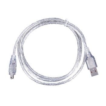 1,5M USB към IEEE 1394 4-пинов Firewire DV адаптерен кабел, конвертор за компютърна камера