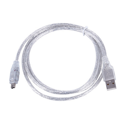 1,5M USB към IEEE 1394 4-пинов Firewire DV адаптерен кабел, конвертор за компютърна камера