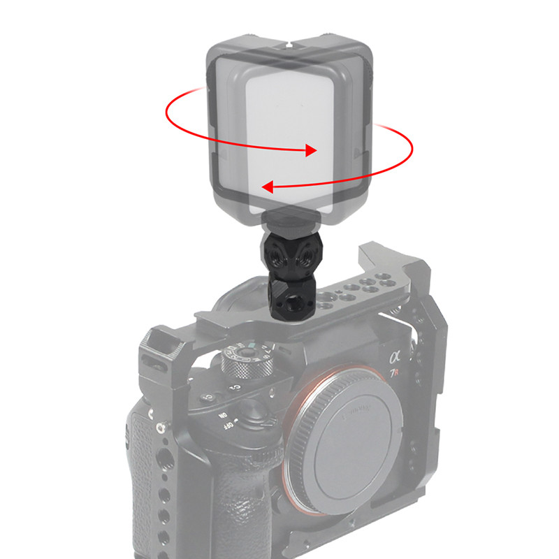 Višenamjenska Mini Magic Cube rupe za vijke za prijenos ARRI 1/4" 3/8" adapter za GoPro DSLR kameru Vlog Kit Svjetla za bljeskalice Nosač stativa