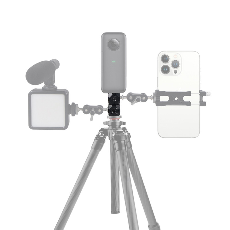 Višenamjenska Mini Magic Cube rupe za vijke za prijenos ARRI 1/4" 3/8" adapter za GoPro DSLR kameru Vlog Kit Svjetla za bljeskalice Nosač stativa