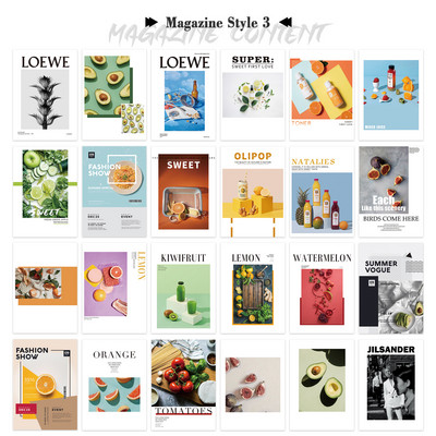 INS Photography Képalbum Magazin 28*21 cm fotózáshoz Háttér Fotografia DIY Dekoráció Hátterek Kiegészítők