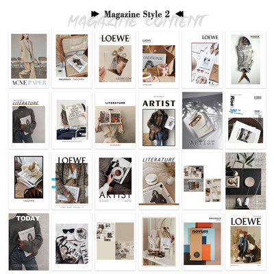 INS Photography Képalbum Magazin 28*21 cm fotózáshoz Háttér Fotografia DIY Dekoráció Hátterek Kiegészítők