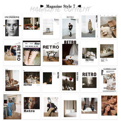 INS Photography Képalbum Magazin 28*21 cm fotózáshoz Háttér Fotografia DIY Dekoráció Hátterek Kiegészítők