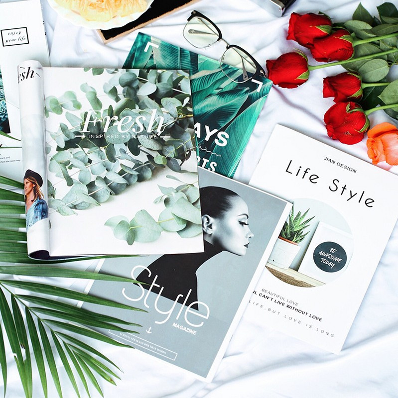 INS Photography Képalbum Magazin 28*21 cm fotózáshoz Háttér Fotografia DIY Dekoráció Hátterek Kiegészítők