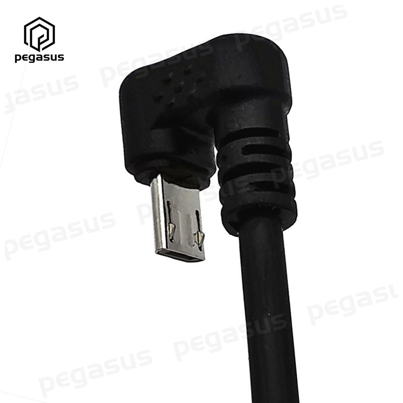 30CM USB 3.1 Type-C ženski na U kutni 90 stupnjeva USB 2.0 Micro 5 Pin / Type-C muški kabel za napajanje kabela za sinkronizaciju podataka