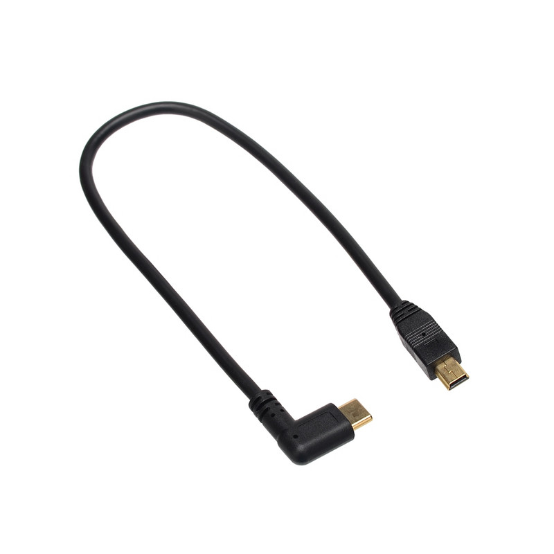 90 stupnjeva USB tipa C 3.1 muški na mini USB 5Pin&Micro-B 5P muški konverter OTG adapter lakat kabel za punjenje podataka za Macbook