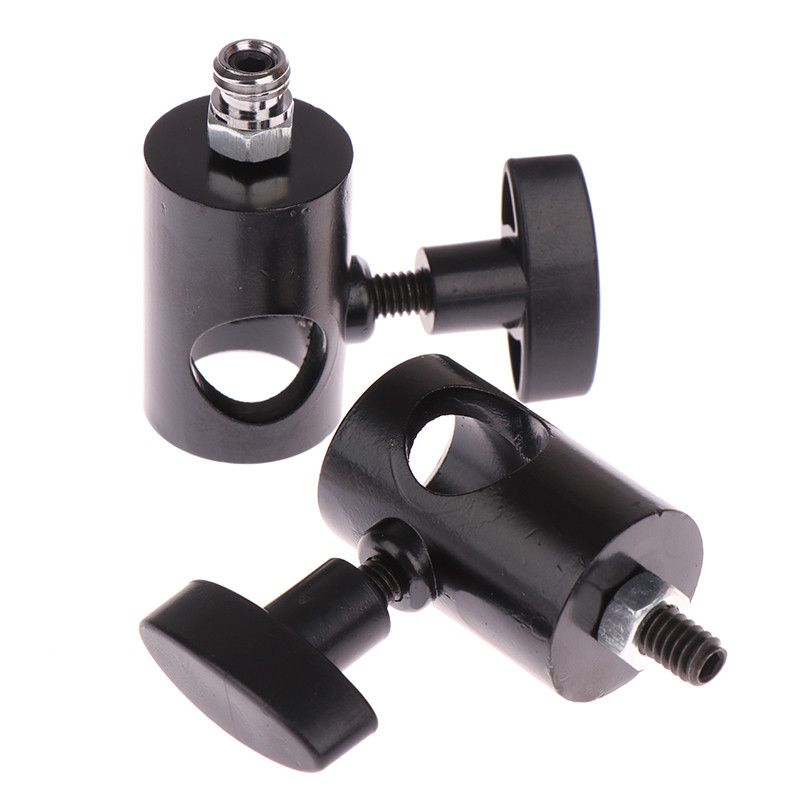 1/4" 3/8" sriegio sąsajos greito adapterio keitiklio tvirtinimo laikiklis, skirtas fotografuoti šviesų stovą Šviesos stovo adapteris