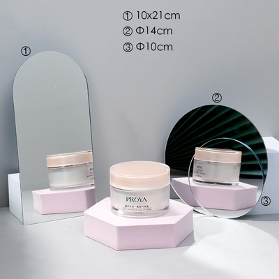 INS foto rekvizīti Akrila spoguļu komplekts Produkta atstarotājs Apgriezts fotogrāfijas rekvizīti fotogrāfija Fotorekvizīti juvelierizstrādājumu kosmētikai