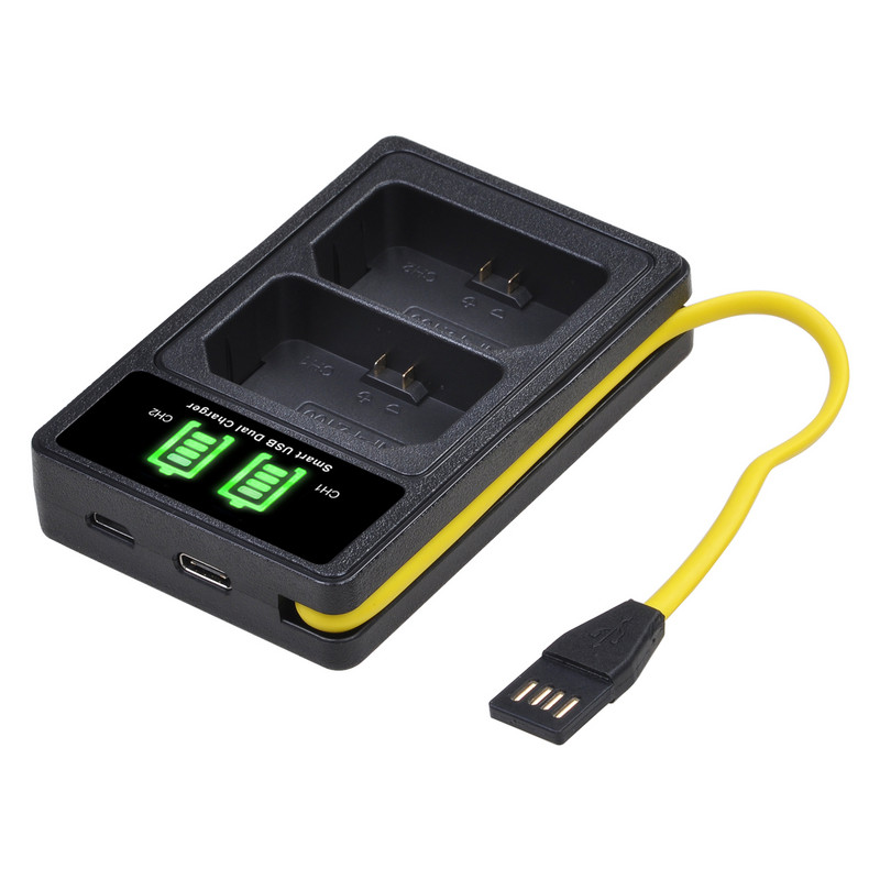 NP FZ100 NP-FZ100 akumulatora lādētājs ar iebūvētu USB un Type-C priekš Sony A6600, A7S3, Alpha 7C, a7M3, Alpha 7R III, A7M4