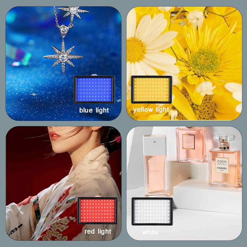 LED-fotograafia videovalguspaneeli valgustus Fotostuudio lambikomplekt koos statiivialuse RGB-filtritega YouTube`i otseülekande tegemiseks