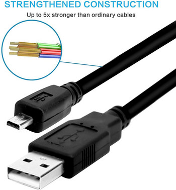 Кабел за прехвърляне на данни от USB камера Кабел за цифров фотоапарат Sony Cybershot DSC-H200 DSC-H300 DSC-W370 DSC-W800 DSC-W830