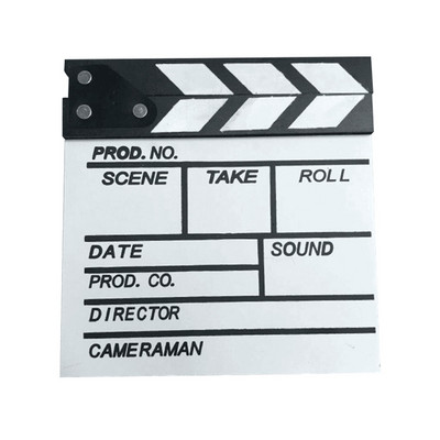 Redatelj Video Scena Clapperboard TV film Clapper Board Film Slate Cut Prop Plank 20*20CM