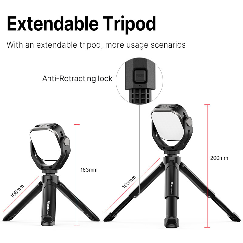 VIJIM VL66 LED-videovalgusti reguleeritav külmakinga kinnitusklambriga LED-valgusti Live Youtube`i videologi täitevalgusti