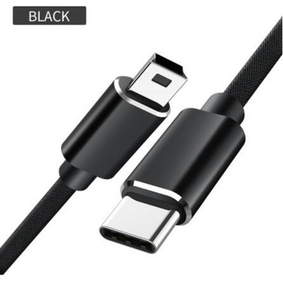 USB Mini-B kabel USB C na Mini USB žičani kabel Ženski na muški USB kabel za Thunderbolt 3 Računalo Laptop Snimač za vožnju Mini-B
