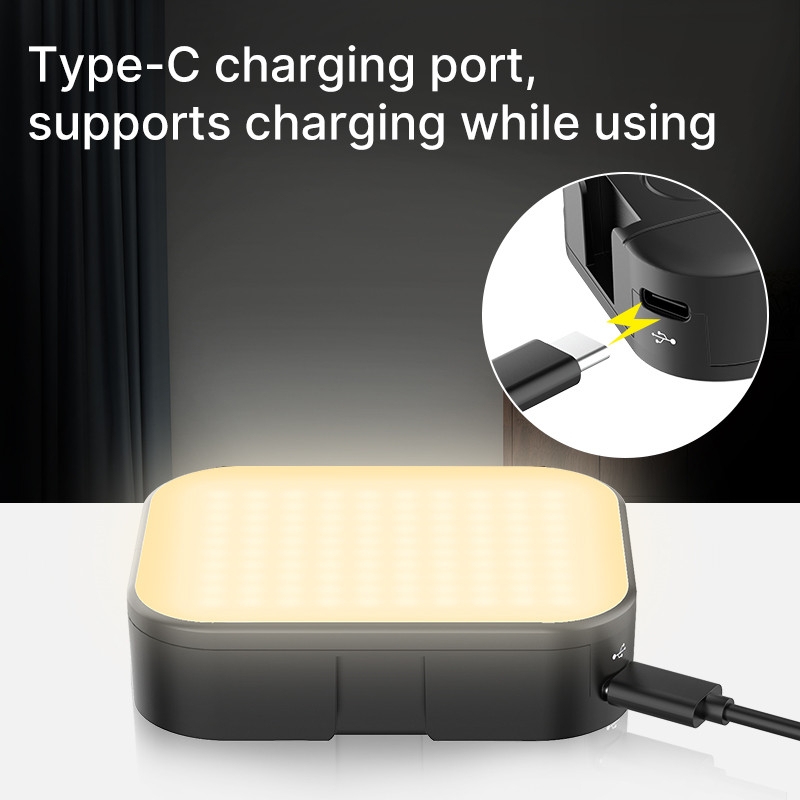 VIJIM VL100C LED-selfievalgusti hämardatav LED-pikendusega 3 külmakinga 170° reguleeritav kuulpea YouTube`i reaalajas täitevalgusega pildistamiseks