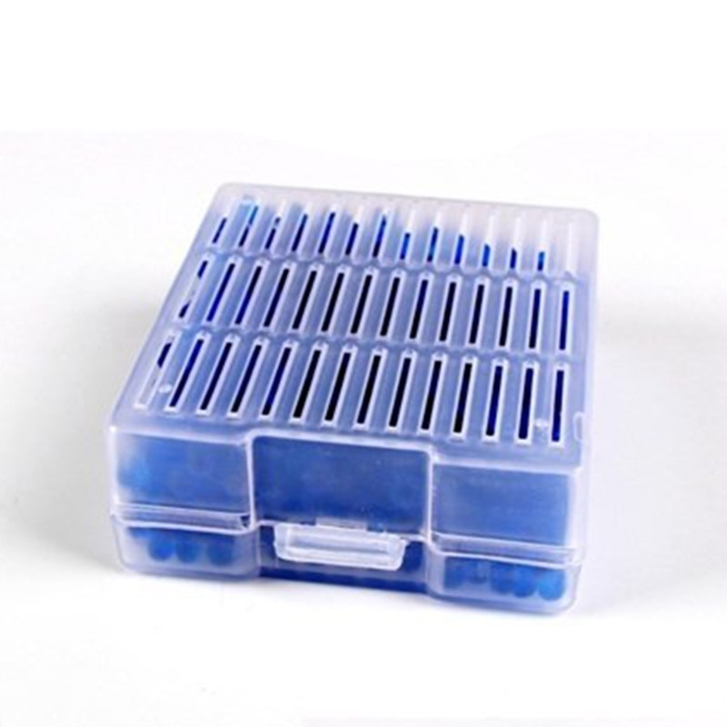 1Kutija Perle od silika gela za višekratnu upotrebu Desikant koji mijenja boju koji pokazuje upijač vlage Odvlaživač Upijač vlage