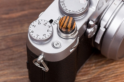 Drvena drvena konkavna površina tipke za otpuštanje zatvarača za Fujifilm X100F X100V XT4 XT30 20 XPRO2XE3 M10P Fuji X100F