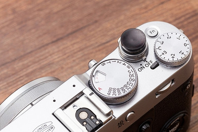 Drvena drvena konkavna površina tipke za otpuštanje zatvarača za Fujifilm X100F X100V XT4 XT30 20 XPRO2XE3 M10P Fuji X100F