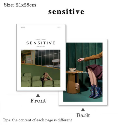 INS Časopis za fotografije uličnih scena Hrana Fotografiranje Pozadina Nakit Fotografia Studio Dekoracija Pozadine Dodaci