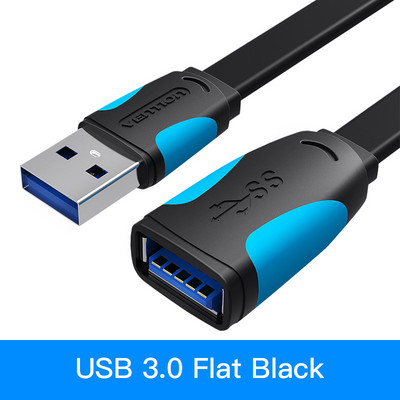 Vention USB produžni kabel 2.0 muški na ženski kabel USB 3.0 produžni kabel za prijenosno računalo Smart TV PS4 Xbox One SSD USB na USB