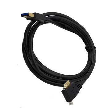 USB 3.0 A мъжки към Micro B кабел наляво надясно нагоре надолу ъгъл 90 градуса мъжки със заключващи винтове 5Gbps 0,3 м 1 м 1,8 м