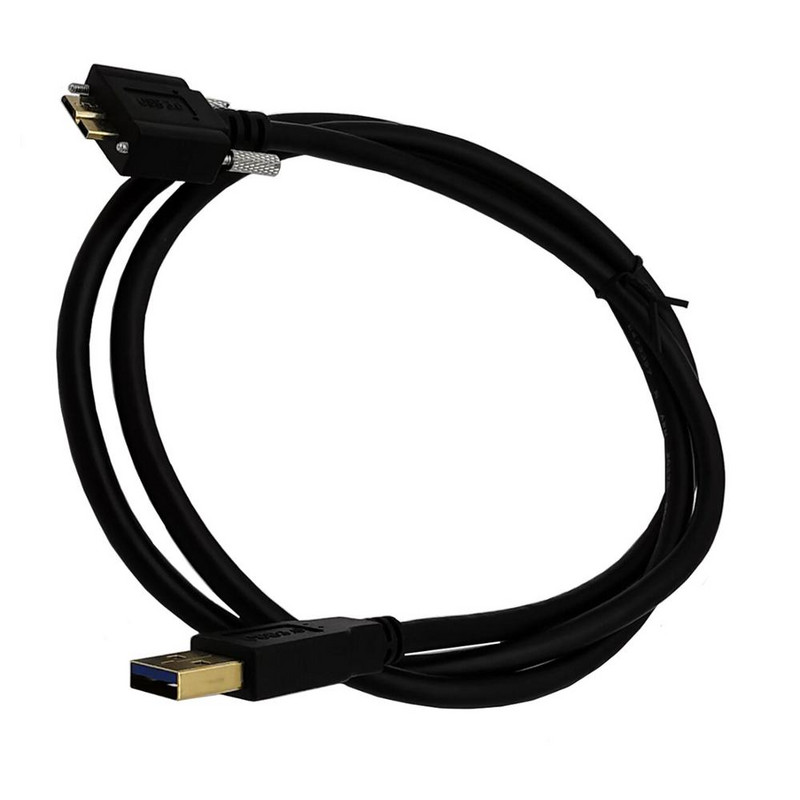 USB 3.0 A muški na Micro B kabel lijevo desno gore dolje kut 90 stupnjeva muški s pričvrsnim vijcima 5Gbps 0,3 m 1 m 1,8 m